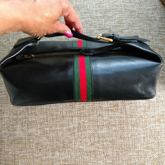 Rare Vintage Gucci Toiletry Cosmetics Travel Bag - Picture 2 of 8